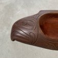 画像2: 【13.6cm×30.6cm】darcy joseph 魚 ウッドトレイ 木製 彫刻作品■ビンテージ アンティーク レトロ アメリカ雑貨 カナダ スコーミッシュ