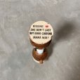 画像2: 【15.2cm】ウッド アワーグラス 砂時計 3分計 木製■ビンテージ アンティーク レトロ アメリカ雑貨 フェイス クッキングタイマー 男女 顔