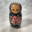 画像3: 【17cm】ロシア マトリョーシカ 5Pセット 作家物■ビンテージ オールド インテリア 入れ子 民芸 人形 ドール ハンドペイント