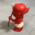 画像4: 【18.5cm】ホットスタッフ リトルデビル コインバンク 貯金箱 ドール■ビンテージ オールド アメリカ雑貨 ソフビ ロカビリー アメコミ 悪魔