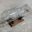 画像6: 【35cm】スペイン製 ガラス ボトルシップ 台座付き オブジェ■ビンテージ アンティーク ヨーロッパ雑貨 インテリア マリン 船 帆船