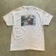 【XL】90s-2000s HANES フォトプリントTシャツ 白■ビンテージ オールド アメリカ古着 ヘインズ 写真 アート ビッグサイズ