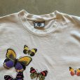 画像2: 【L】90s USA製 Lee 蝶々 プリントTシャツ 白■ビンテージ オールド アメリカ古着 リー バタフライ サイケデリック アート