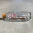 画像1: 【21.5cm】昭和レトロ ボトルシップ 空瓶■ビンテージ アンティーク 雑貨 インテリア マリン 船 帆船 (1)