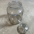画像4: 【30cm】昭和 ガラス瓶 蓋付き空瓶■ビンテージ アンティーク 雑貨 骨董 レトロ インテリア 駄菓子 キャンディ 気泡ガラス ボトル