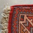 画像7: 【60cm×82cm】デッドストック トルコ トライバルラグ ウールカーペット 総柄■インテリア マット エスニック 中東 絨毯 未使用 No.1