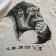 画像3: 【XS or Ladies】90s USA製 Human-i-Tees ゴリラ プリントTシャツ 白■ビンテージ オールド アメリカ古着 Anvil アンビル コットン