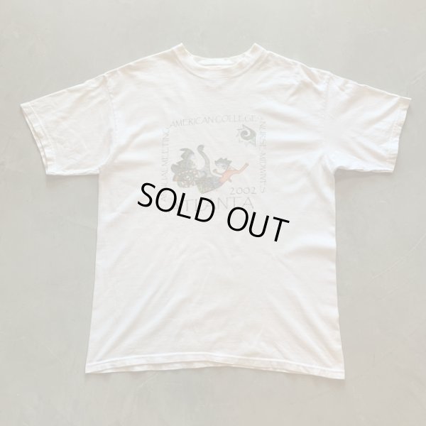 画像1: 【L】2000s ATLANTA COLLEGE OF NURSE アートプリントTシャツ 白■ビンテージ オールド アメリカ古着 Anvil アンビル コットン