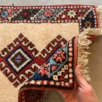 画像5: 【57cm×92cm】デッドストック トルコ トライバルラグ ウールカーペット 総柄■インテリア マット エスニック 中東 絨毯 未使用 No.3