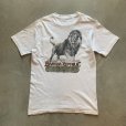 画像1: 【S/M】80s-90s BANANA REPUBLIC ポケット付き バックプリントTシャツ 白■ビンテージ オールド アメリカ古着 バナリパ バナナリパブリック (1)