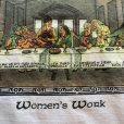 画像3: 【XL】Women's Work「最後の晩餐」モチーフ プリントTシャツ 白■ビンテージ アメリカ古着 フルーツオブザルーム コットン アート