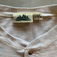 画像3: 【L/XL】TIMBER TRAIL 半袖 ヘンリーネックTシャツ ライトグレー 無地■ビンテージ オールド アメリカ古着 インナーウェア