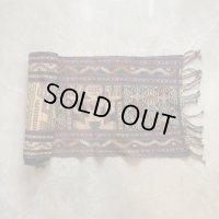 【39cm×168cm】インドネシア イカット ラグ 総柄■インテリア マット エスニック 布 アジアン雑貨
