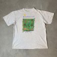 画像1: 【L】90s Run for the arts プリントTシャツ ライトグレー■ビンテージ オールド アメリカ古着 アート コットン (1)