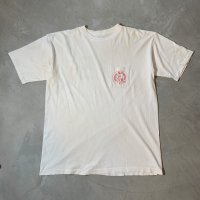 【XL/XXL】90s South of the Border メキシカン プリントTシャツ 白■ビンテージ オールド アメリカ古着 ポケット ポケT コットン