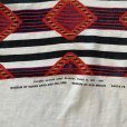 画像4: 【L】90s USA製 ナバホ チーフブランケット プリントTシャツ 白■ビンテージ オールド アメリカ古着 Hanes コットン ミュージアム アート