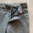 画像3: 【W36】スイス軍 グリーンデニム ワーク オーバーパンツ■ビンテージ オールド ヨーロッパ古着 ユーロミリタリー ベイカーパンツ No.2