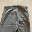 画像7: 【W40】スイス軍 グリーンデニム ワーク オーバーパンツ■ビンテージ オールド ヨーロッパ古着 ユーロミリタリー ベイカーパンツ No.5