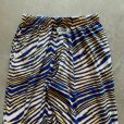 画像2: 【Free W28〜W38】ZUBAZ ウエストゴム イージーパンツ タイガーストライプ 総柄 白青黄■ビンテージ アメリカ古着 90s ズバズ No.7