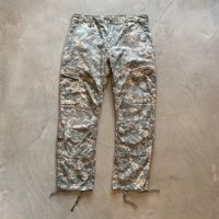 【W36】リサイズ 米軍 デジカモ ミリタリー カーゴパンツ 迷彩 グレー■ビンテージ オールド アメリカ古着