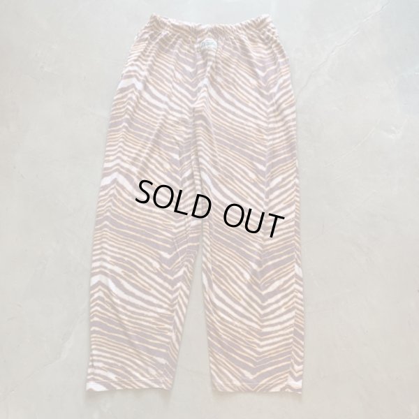 画像1: 【Free W30〜W40】ZUBAZ ウエストゴム イージーパンツ タイガーストライプ 総柄■ビンテージ オールド アメリカ古着 90s ズバズ No.2