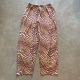 【Free W30〜W40】ZUBAZ ウエストゴム イージーパンツ タイガーストライプ 総柄■ビンテージ オールド アメリカ古着 90s ズバズ No.2