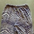 画像2: 【Free W30〜W40】ZUBAZ ウエストゴム イージーパンツ タイガーストライプ ゼブラ 総柄■ビンテージ アメリカ古着 90s ズバズ No.5
