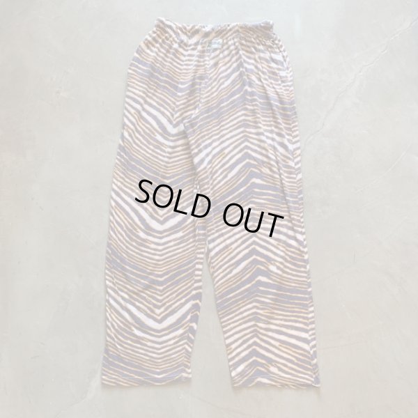 画像1: 【Free W28〜W38】ZUBAZ ウエストゴム イージーパンツ タイガーストライプ 総柄■ビンテージ オールド アメリカ古着 90s ズバズ No.3