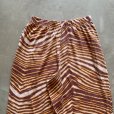 画像8: 【Free W28〜W36】ZUBAZ ウエストゴム イージーパンツ タイガーストライプ 総柄■ビンテージ オールド アメリカ古着 90s ズバズ No.1