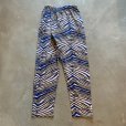 画像7: 【Free W28〜W38】ZUBAZ ウエストゴム イージーパンツ タイガーストライプ 総柄 白青黄■ビンテージ アメリカ古着 90s ズバズ No.7
