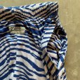 画像3: 【Free W26〜W36】ZUBAZ ウエストゴム イージーパンツ タイガーストライプ ゼブラ 総柄 白青■ビンテージ アメリカ古着 90s ズバズ No.6