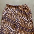 画像8: 【Free W28〜W38】ZUBAZ ウエストゴム イージーパンツ タイガーストライプ 総柄■ビンテージ オールド アメリカ古着 90s ズバズ No.3
