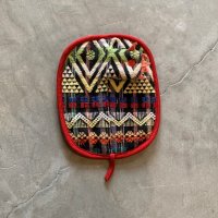 【20cm×16.5cm】グアテマラ ニワトリモチーフ 鍋つかみ■ビンテージ アンティーク インテリア キッチン雑貨 エスニック ハンドメイド
