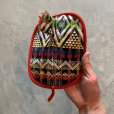 画像4: 【20cm×16.5cm】グアテマラ ニワトリモチーフ 鍋つかみ■ビンテージ アンティーク インテリア キッチン雑貨 エスニック ハンドメイド