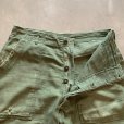 画像4: 【W33】60s-70s 米軍 コットン ベイカーパンツ ショーツ オリーブ■ビンテージ アメリカ古着 ミリタリー カットオフ ショートパンツ