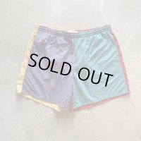 【M W32〜W36】90s BANANA REPUBLIC スウィムショーツ ショートパンツ クレイジーパターン■ビンテージ アメリカ古着 バナナリパブリック
