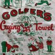 画像4: 【57cm×40cm】「GOLFER'S」コットン タペストリー■ビンテージ アンティーク アメリカ雑貨 ゴルフ インテリア