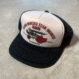 画像1: 【Free】STEAM THRESHER'S メッシュキャップ 黒×白■ビンテージ オールド アメリカ古着 帽子 90s 企業 スナップバック (1)