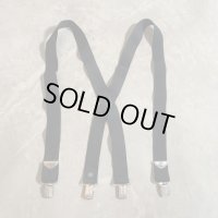 【Free】Levi's クリップ式 サスペンダー ブラック 黒■ビンテージ オールド アメリカ古着 90s/2000s リーバイス