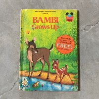 【22.3cm×15.7cm】80s WALT DISNEY PRODUCTIONS バンビ 絵本 洋書■ビンテージ アメリカ雑貨 ディズニー インテリア ブック
