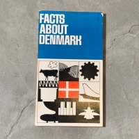 【18.5cm×10.5cm】60s FACTS ABOUT DENMARK デンマーク 洋書■ビンテージ アンティーク レトロ 北欧雑貨 インテリア 歴史