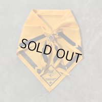 【Free】CUB SCOUTS カブスカウト ネッカチーフ バンダナ 黄色■ビンテージ アンティーク アメリカ雑貨 ボーイスカウト スカーフ