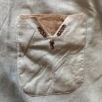 画像3: 【L】60s PIRGRIM 刺繍 半袖コットン×レーヨンシャツ 白×薄ピンク■ビンテージ アメリカ古着 ボックス オープンカラー ピルグリム