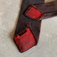 画像7: 【幅 4.8cm】ダメージ有り UNKNOWN シルク ナロータイ ネクタイ 赤茶■ビンテージ オールド レトロ アメリカ古着 60s