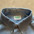 画像3: 【L】USA製 OSHKOSH コットン 半袖シャンブレーシャツ 水色■ビンテージ オールド アメリカ古着 70s オシュコシュ プリントタグ