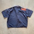 画像7: 【M/L】〜60s Amberley 半袖シャツ ギンガムチェック切替■ビンテージ アメリカ古着 ボックス デザイン オープンカラー 開襟