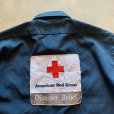 画像3: 【XL】USA製 Wear Guard ワッペン付き 半袖ワークシャツ ネイビー 紺色■ビンテージ オールド アメリカ古着 80s/90s レッドクロス 赤十字