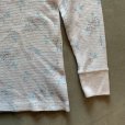 画像4: 【Ladies】USA製 JC Penney 長袖サーマルシャツ 白ベース 花柄■ビンテージ オールド レトロ アメリカ古着 レディース 総柄 ロンT No.5