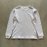 【Ladies】USA製 Lollipop 長袖サーマルシャツ 小花柄■ビンテージ オールド レトロ アメリカ古着 レディース 総柄 ロンT No.3