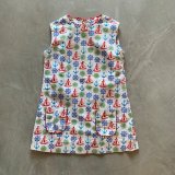 【Kids】60s-70s Unknown マリン柄 ワンピース■ビンテージ オールド レトロ アメリカ古着 子供服 キッズ レディース セーラー アンカー